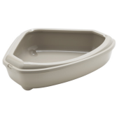 Открита ъглова тоалетна с борд Moderna Corner Tray+Rim